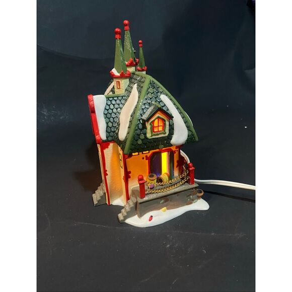 Department 56 North Pole Village "Santa's Light Shop" - Picture 6 of 7